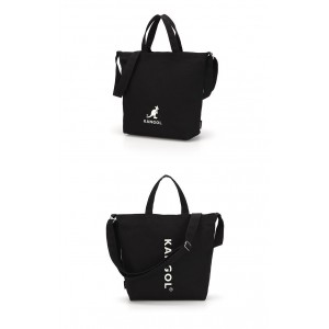 Kangol Eco Friendly Bag Zippi Medium- Black 0036